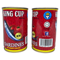 সার্ডিন ক্যাপ কিং কাপ (টমেটো সস)